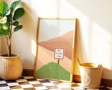 Lade das Bild in den Galerie-Viewer, moderner Print Ängste bitte nicht füttern in natürlichen Farben