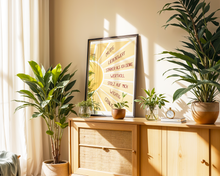 Lade das Bild in den Galerie-Viewer, Zimmerdekoration mit Poster mit Affirmationen