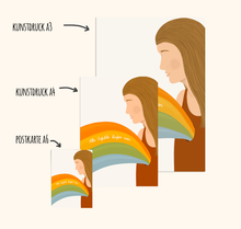 Lade das Bild in den Galerie-Viewer, Postkarte Alle Gefühle dürfen sein