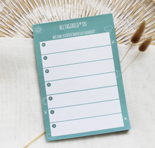 Lade das Bild in den Galerie-Viewer, Erfolgstagebuch als Block mit Wochenüberblick und Impulsfrage Was habe ich diese Woche gut gemacht