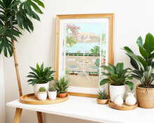 Lade das Bild in den Galerie-Viewer, Balkon Poster als Teil einer botanischen Dekoration
