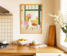 Lade das Bild in den Galerie-Viewer, Deko mit Druck eines gemalten Blumenladens