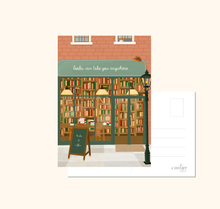Lade das Bild in den Galerie-Viewer, Postkarte Bücherladen