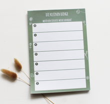 Lade das Bild in den Galerie-Viewer, Dankbarkeitstagebuch im Block Die kleinen Dinge im Wochenüberblick