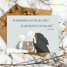 Lade das Bild in den Galerie-Viewer, Neujahr Karte Diner for One