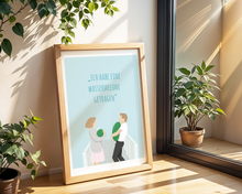 Lade das Bild in den Galerie-Viewer, Dirty Dancing Spruchposter mit Zitat ich habe eine Wassermelone getragen für Fans