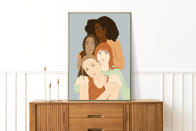 Lade das Bild in den Galerie-Viewer, Kunstdruck feminine Diversität