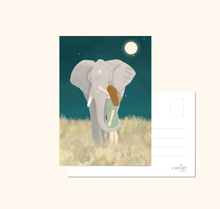 Lade das Bild in den Galerie-Viewer, Postkartenset Frauen und wilde Tiere