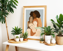 Lade das Bild in den Galerie-Viewer, Toleranz Kunstdruck mit Motiv von peopleof color