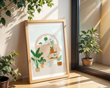 Lade das Bild in den Galerie-Viewer, Pflanzen Dekoration als Poster mit psychologischem Motiv zu positiven Gedanken