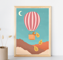 Lade das Bild in den Galerie-Viewer, Kunstdruck Ballon Grundüberzeugungen loslassen