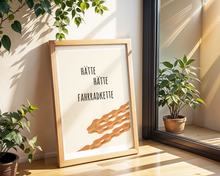 Lade das Bild in den Galerie-Viewer, lustiges Achtsamkeitposter mit Redewendung