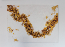 Lade das Bild in den Galerie-Viewer, Abstraktes Acrylgemälde auf Leinwand mit Goldrottönen