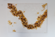 Lade das Bild in den Galerie-Viewer, Abstraktes Acrylgemälde auf Leinwand mit Goldrottönen