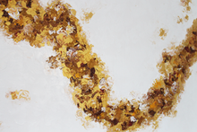 Lade das Bild in den Galerie-Viewer, Abstraktes Acrylgemälde auf Leinwand mit Goldrottönen