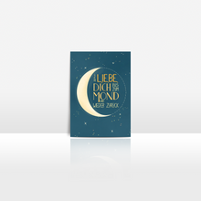 Lade das Bild in den Galerie-Viewer, Liebeskarte to the moon and back