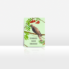 Lade das Bild in den Galerie-Viewer, Liebeskarte Kuckuck