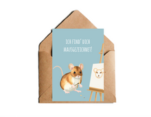 Lade das Bild in den Galerie-Viewer, Postkarte mausgezeichnet