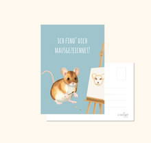 Lade das Bild in den Galerie-Viewer, Postkarte mausgezeichnet