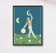 Lade das Bild in den Galerie-Viewer, Mondtanz Kunstdruck