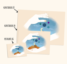 Lade das Bild in den Galerie-Viewer, Postkarte meine kleine Welt