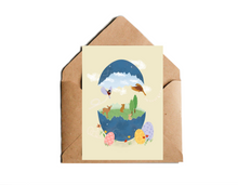 Lade das Bild in den Galerie-Viewer, Osterkarte Ostergarten