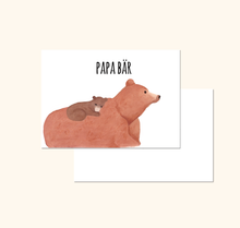Lade das Bild in den Galerie-Viewer, Postkarte Papa Bär