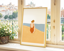 Lade das Bild in den Galerie-Viewer, Kunstdruck Pause am Strand