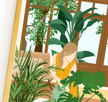 Lade das Bild in den Galerie-Viewer, Detailaufnahme des Plant Lady Posters, auf dem man verschiedene Pflanzen erkennen kann