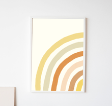 Lade das Bild in den Galerie-Viewer, Kunstdruck Regenbogen im Boho Stil