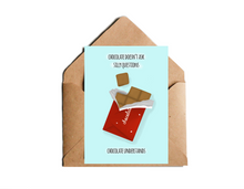 Lade das Bild in den Galerie-Viewer, Postkarte Schokolade