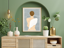 Lade das Bild in den Galerie-Viewer, Kunstdruck Schwan