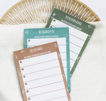 Lade das Bild in den Galerie-Viewer, Wochenplaner für dein Wohlbefinden - Set aus drei Blöcken mit Journals für Dankbarkeit, Erfolge und Selbstfürsorge