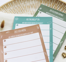 Lade das Bild in den Galerie-Viewer, Set aus drei therapeutischen Blöcken für dein Wohlbefinden mit Selbstfürsorge Planer Dankbarkeitstagebuch und Erfolgsjournal