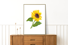 Lade das Bild in den Galerie-Viewer, Kunstdruck Sonnenblume