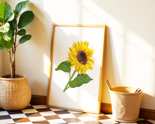 Lade das Bild in den Galerie-Viewer, Blumenposter Sonnenblume