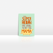Lade das Bild in den Galerie-Viewer, Muttertag Karte Superheldin