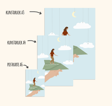 Lade das Bild in den Galerie-Viewer, Postkarte Ängste und Träume