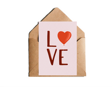 Lade das Bild in den Galerie-Viewer, Liebeskarte LOVE