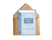 Lade das Bild in den Galerie-Viewer, Vatertag Karte Buch