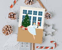 Lade das Bild in den Galerie-Viewer, Weihnachtskarte Ballett Nussknacker