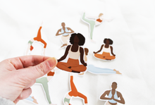 Lade das Bild in den Galerie-Viewer, Sticker Set Yogaposen