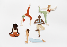 Lade das Bild in den Galerie-Viewer, Sticker Set Yogaposen