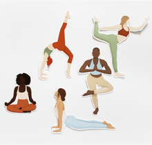 Lade das Bild in den Galerie-Viewer, Sticker Set Yogaposen