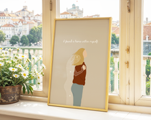 Lade das Bild in den Galerie-Viewer, aufmunterndes psychologisches Poster mit englischem Spruch I found a home within myself (Deutsch: Ich habe ein Zuhause in mir selbst gefunden)