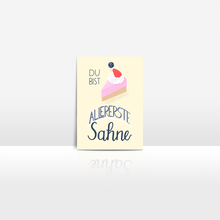 Lade das Bild in den Galerie-Viewer, lustige Liebeskarte mit Wortspiel Spruch und passender Illustration