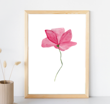 Lade das Bild in den Galerie-Viewer, Kunstdruck aquarell Blume