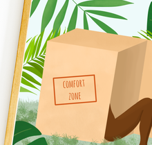 Lade das Bild in den Galerie-Viewer, Detailaufnahme des Posters Komfortzone botanischer Illustration