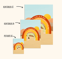 Lade das Bild in den Galerie-Viewer, Kunstdruck du bist stark, wunderschön und genug