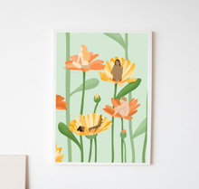 Lade das Bild in den Galerie-Viewer, Kunstdruck Flowergirls